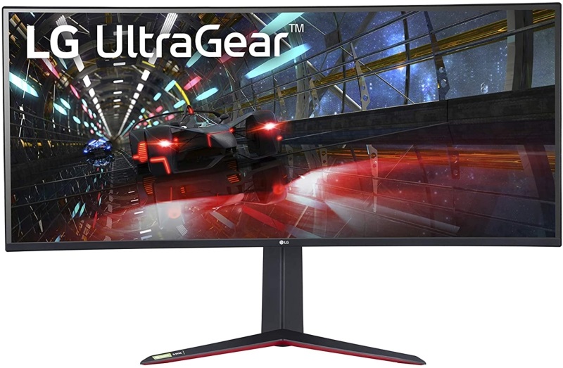 LG 37,5" 38GN950-B WQHD+ IPS 160Hz DP/HDMI/USB fekete ívelt gamer monitor