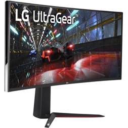 LG 37,5" 38GN950-B WQHD+ IPS 160Hz DP/HDMI/USB fekete ívelt gamer monitor