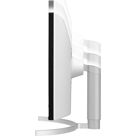 LG 37,5" 38WN95CP-W WQHD+ NanoCell IPS 144Hz HDMI/USB/Thunderbolt fehér-ezüst ívelt gamer monitor