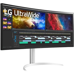 LG 38" 38WP85C-W UltraWide QHD+ IPS HDMI/DP ívelt kijelzős monitor