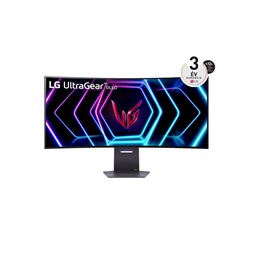 LG 39" 39GS95QE-B Ultragear UWQHD 240Hz HDMI/DP ívelt OLED gamer monitor