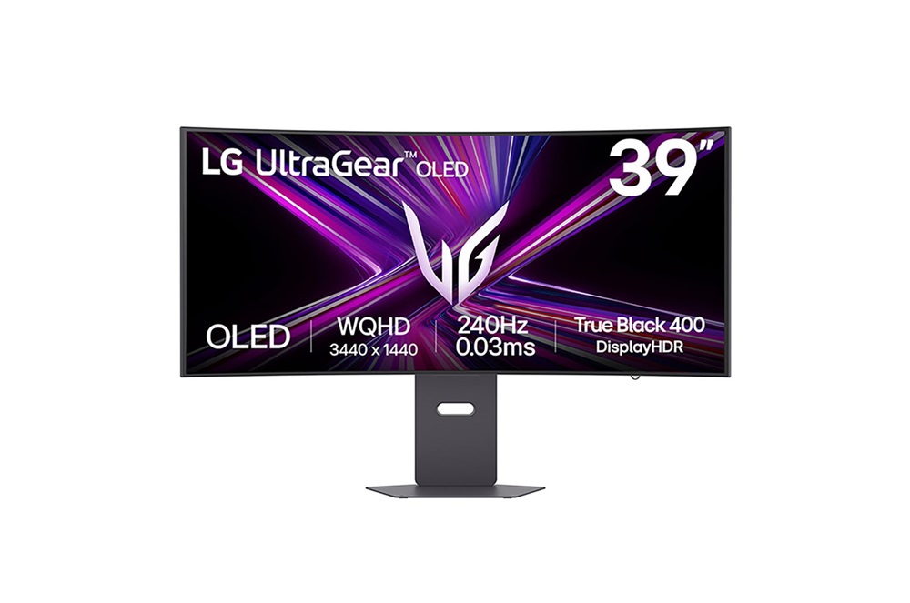 LG 39" 39GX900A-B.AEU UltraGear WQHD OLED 240Hz DP/HDMI/USB/USB-C ívelt gamer monitor