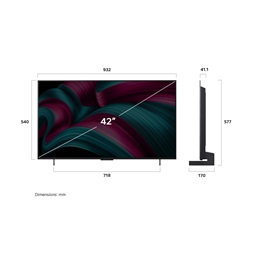 LG 42" OLED42C51LA 4K UHD AI Smart Gamer OLED evo TV