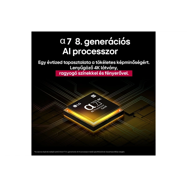 LG 43" 43NANO81A3A 4K UHD AI Smart NanoCell TV (Újszerű)