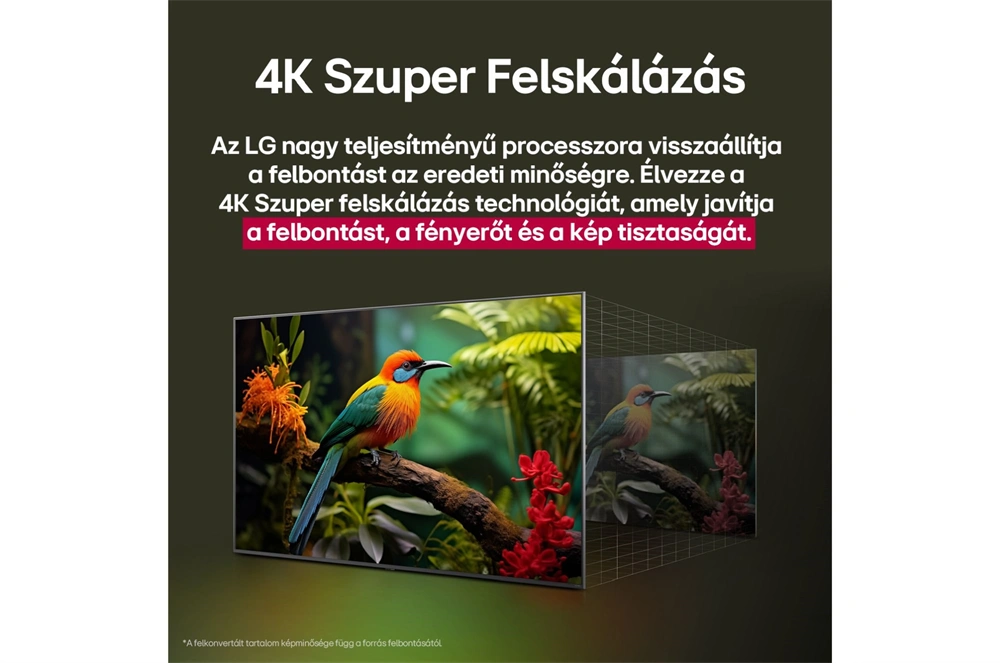 LG 43" 43NANO81A3A 4K UHD AI Smart NanoCell TV (Újszerű)