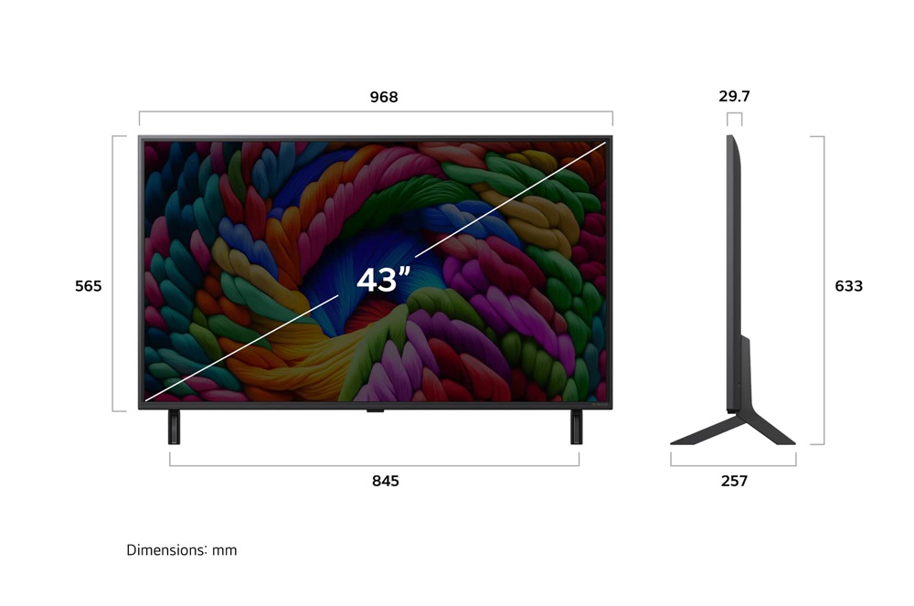 LG 43" 43NANO90A3B 4K UHD NanoCell AI Smart TV