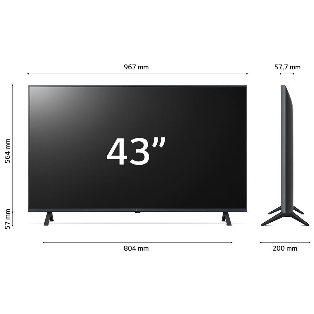 LG 43" 43UR78003LK 4K UHD Smart LED TV (Újracsomagolt)