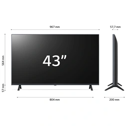 LG 43" 43UR78003LK 4K UHD Smart LED TV (Újszerű)
