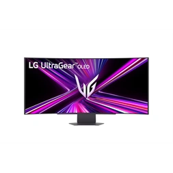 LG 45" 45GX900A-B.AEU WQHD OLED 240Hz HDMI/DP/USB/USB-C ívelt gamer monitor