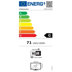 LG 50" 50AU731C0LA 4K UHD Smart TV