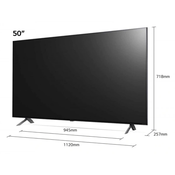 LG 50" 50NANO803PA 4K UHD Smart NanoCell LED TV (Újracsomagolt)