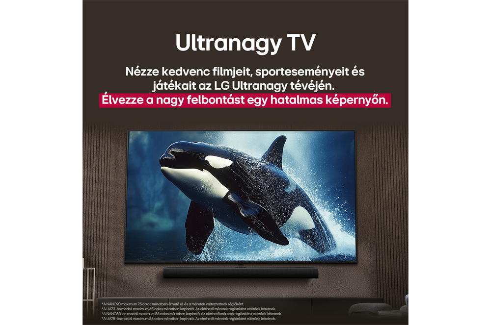 LG 50" 50NANO80A3B 4K UHD AI Smart NanoCell TV (Újracsomagolt)