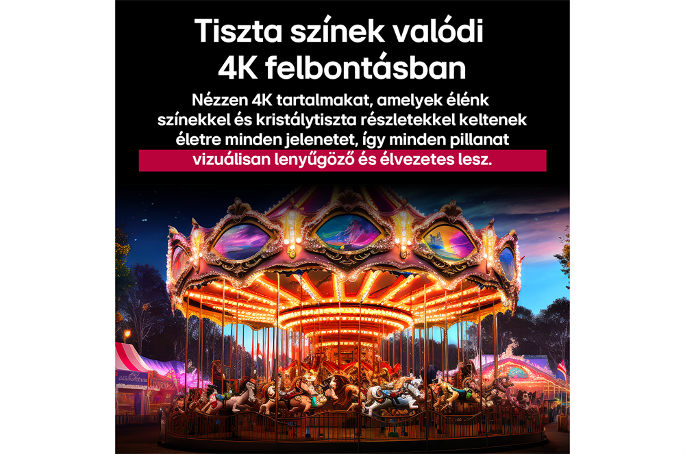 LG 50" 50NANO80A3B 4K UHD AI Smart NanoCell TV (Újracsomagolt)