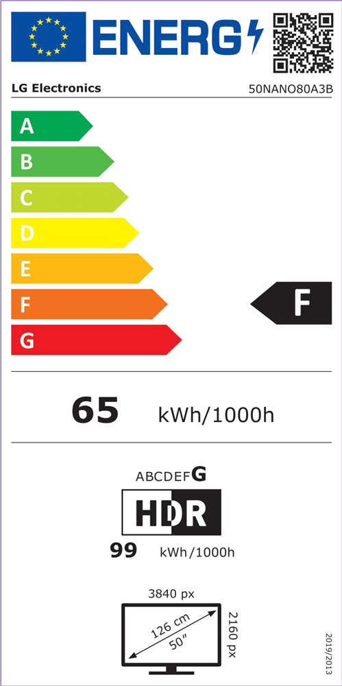 LG 50" 50NANO80A3B 4K UHD NanoCell AI Smart TV