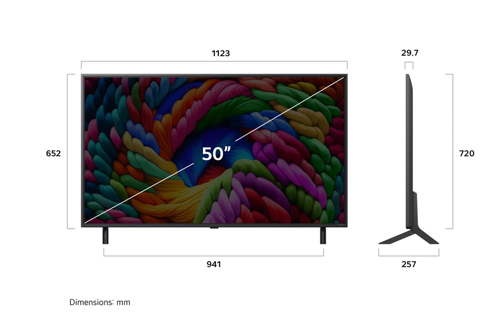 LG 50" 50NANO90A3B 4K UHD NanoCell AI Smart TV