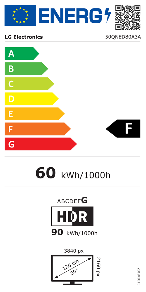 LG 50" 50QNED80A3A 4K UHD AI Smart QNED TV