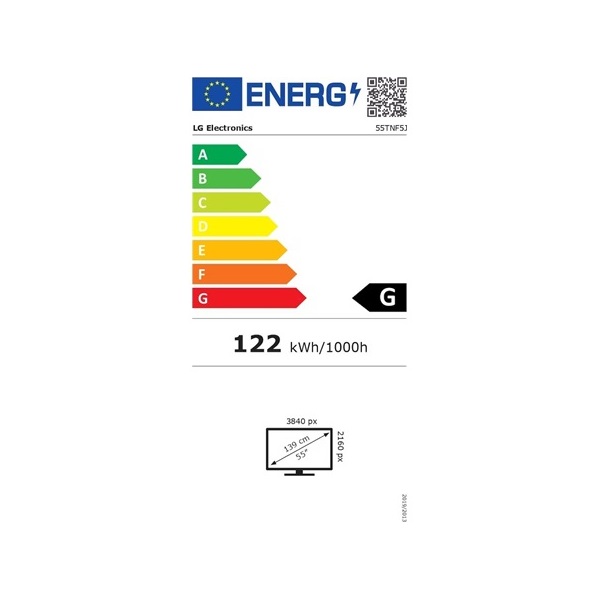 LG 55" 55TNF5J Digital Signage 4K UHD IPS érintőképernyős smart LED LFD kijelző
