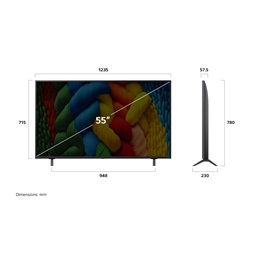 LG 55" 55NANO80A3B 4K UHD NanoCell AI Smart TV