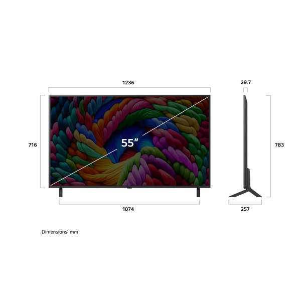 LG 55" 55NANO90A3B 4K UHD NanoCell AI Smart TV