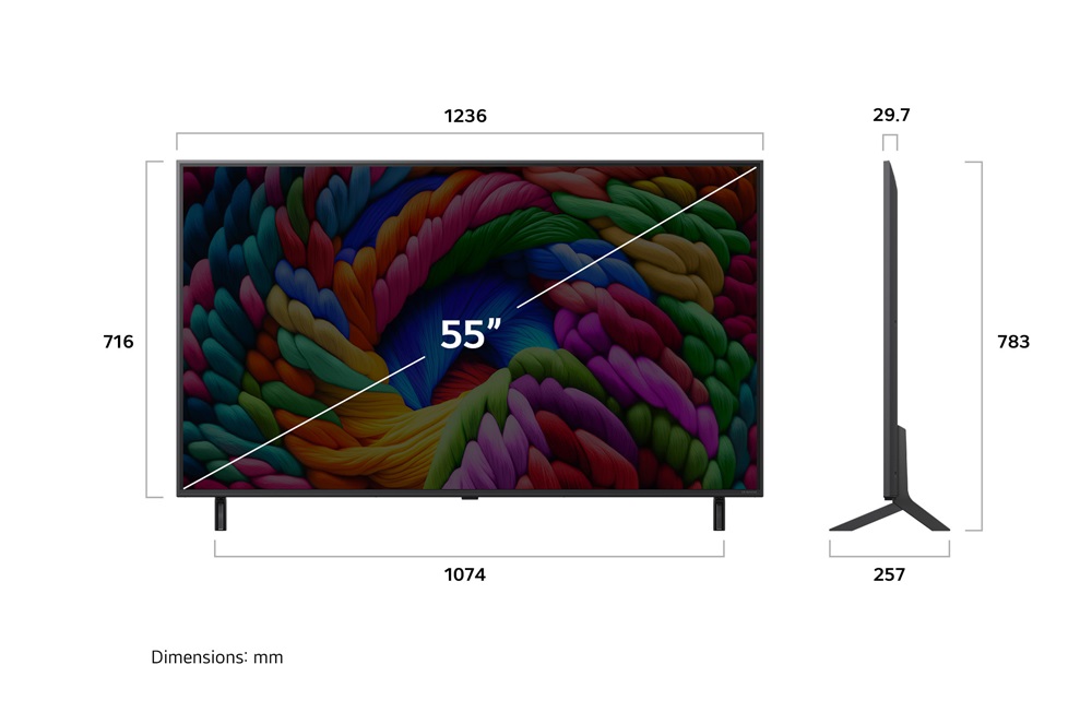 LG 55" 55NANO90A3B 4K UHD NanoCell AI Smart TV