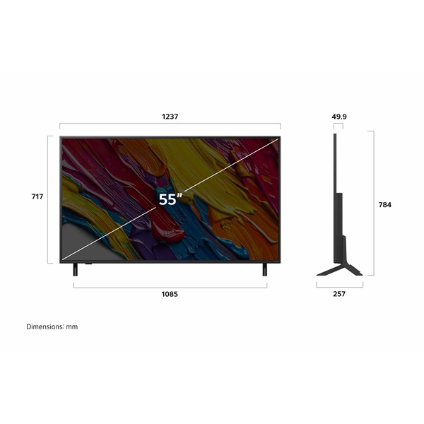 LG 55" 55QNED84A3C 4K UHD AI Smart QNED TV