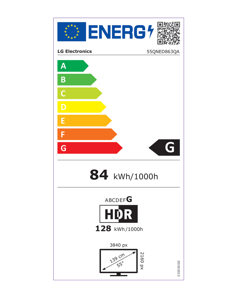LG 55" 55QNED863QA 4K UHD Smart QNED TV