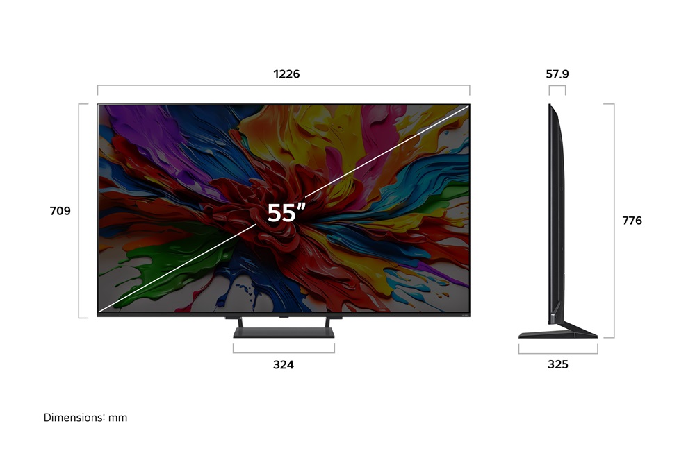 LG 55" 55QNED93A6A 4K UHD AI Smart Gamer QNED evo MiniLED TV