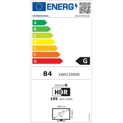 LG 55" 55UA74003LB 4K UHD AI Smart TV