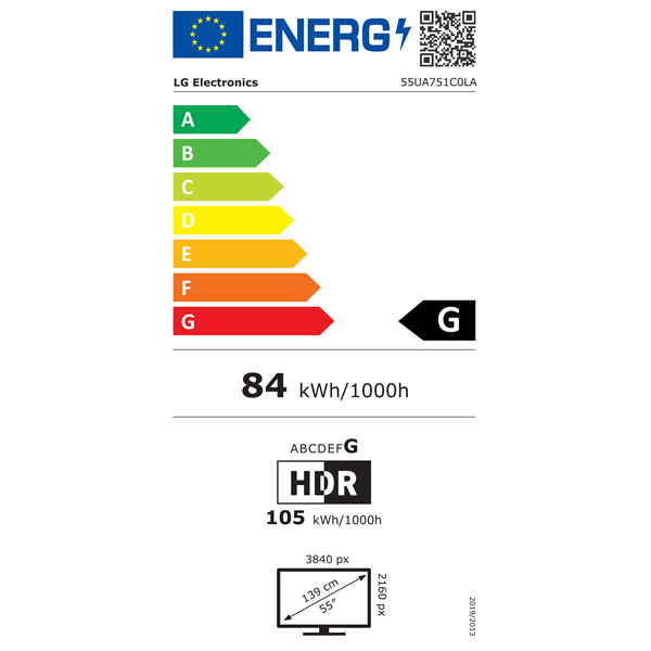 LG 55" 55UA751C0LA 4K UHD AI Smart TV
