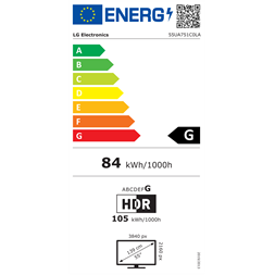 LG 55" 55UA751C0LA 4K UHD AI Smart TV (Újracsomagolt)