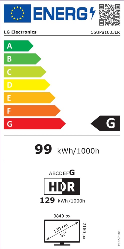 LG 55" 55UP81003LR 4K UHD Smart LED TV