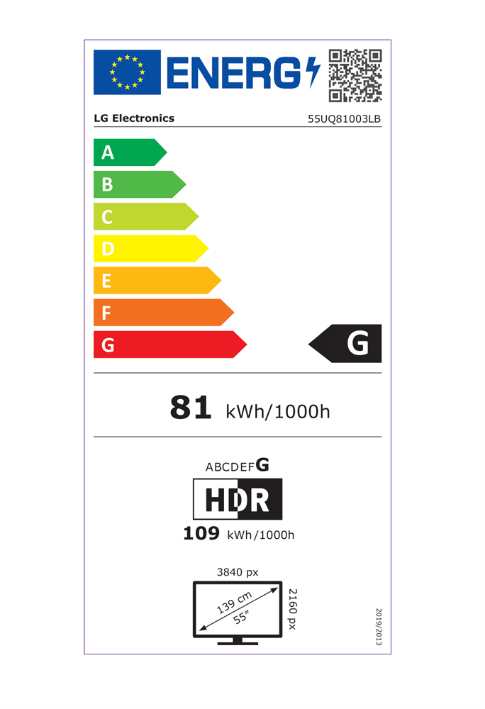 LG 55" 55UQ81003LB 4K UHD Smart LED TV