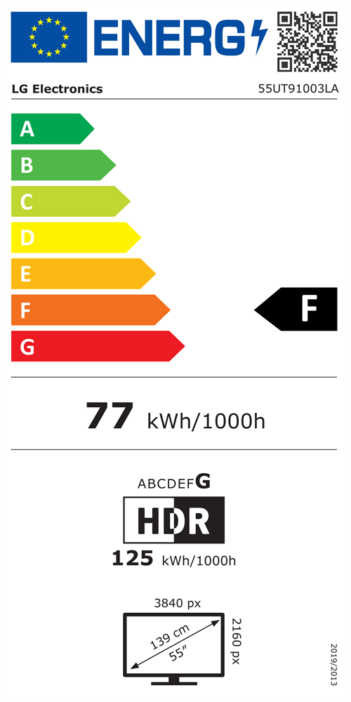 LG 55" 55UT91003LA 4K UHD HDR Smart TV