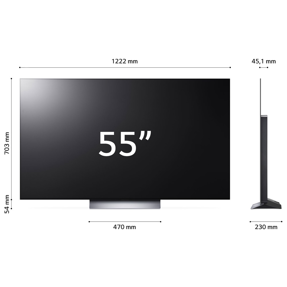 LG 55" OLED55C31LA 4K UHD OLED evo TV (Újracsomagolt)