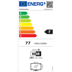 LG 55" OLED55C51LA 4K UHD AI Smart Gamer OLED evo TV
