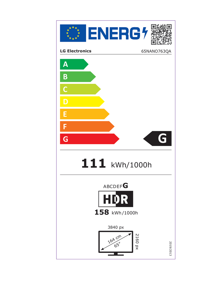 LG 65" 65NANO763QA 4K UHD NanoCell Smart LED TV