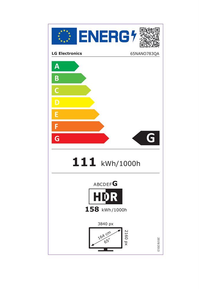 LG 65" 65NANO783QA 4K UHD NanoCell Smart LED TV