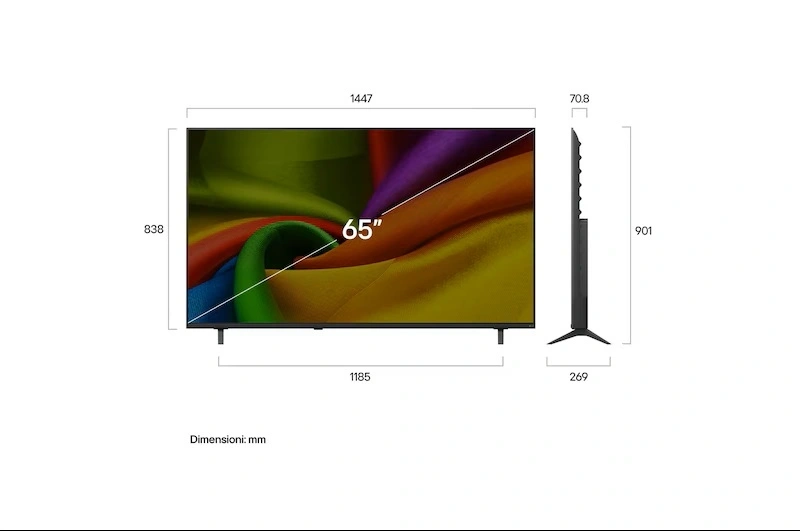 LG 65" 65NU85CB6LA 4K UHD Smart NanoCell LED TV