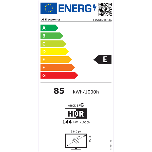 LG 65" 65QNED85A3C 4K UHD AI Smart QNED evo MiniLED TV