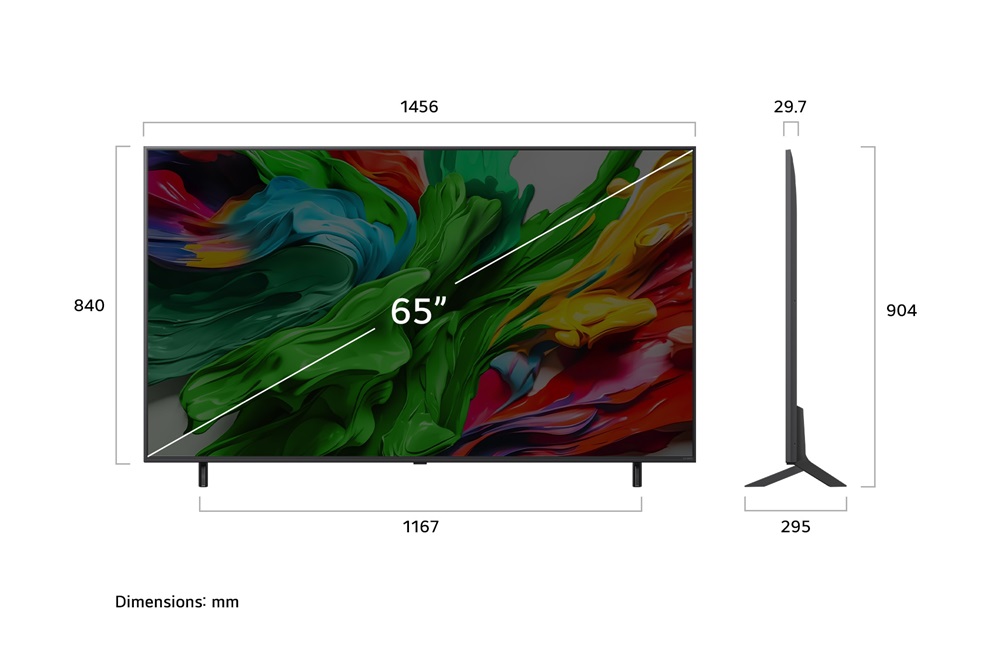 LG 65" 65QNED85A3C 4K UHD AI Smart QNED evo MiniLED TV