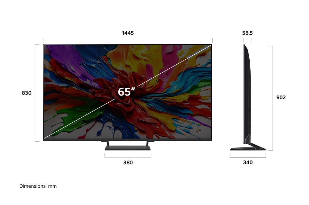 LG 65" 65QNED93A6A 4K UHD AI Smart Gamer QNED evo MiniLED TV