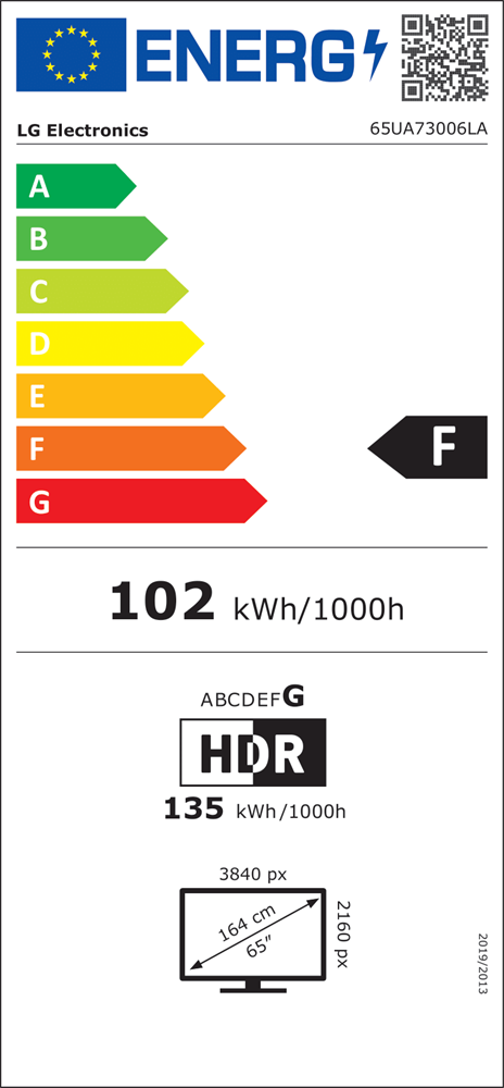 LG 65" 65UA73006LA 4K UHD AI Smart LED TV (Újracsomagolt)