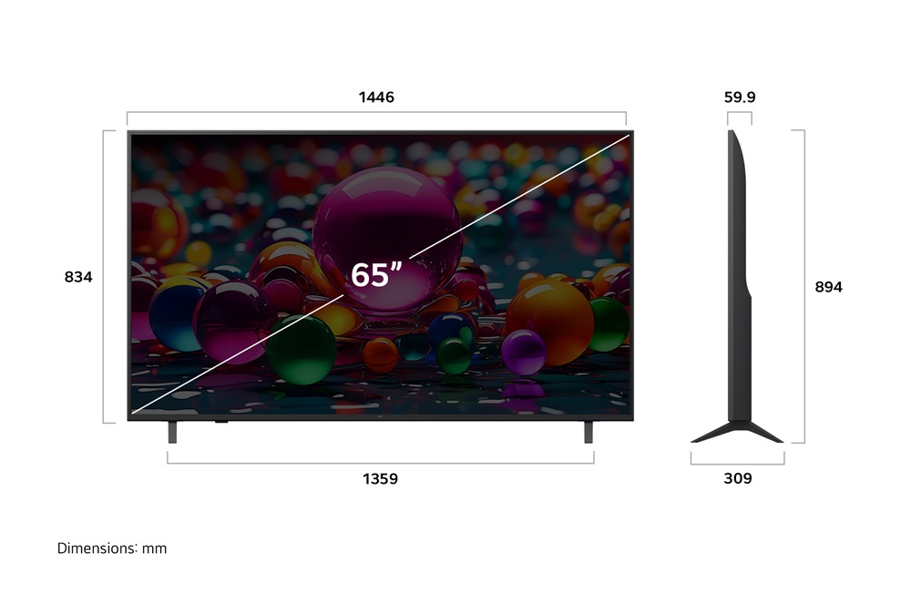 LG 65" 65UA75003LA 4K UHD AI Smart TV