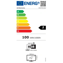 LG 65" 65UR781C0LK 4K UHD Smart LED TV (Újszerű)