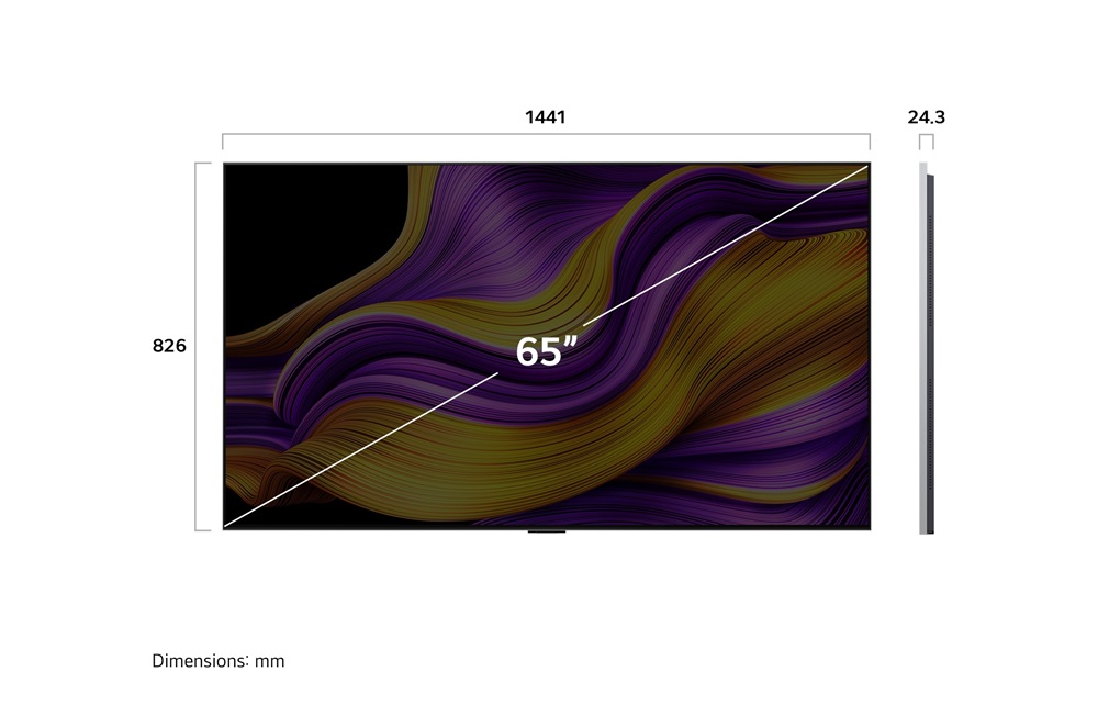 LG 65" OLED65G51LW 4K UHD AI Smart Gamer OLED evo TV
