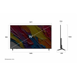 LG 75" 75QNED84A3C 4K UHD AI Smart QNED TV