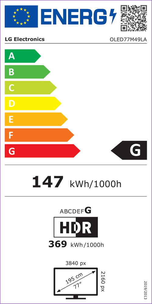LG 77" OLED77M49LA 4K UHD Smart OLED evo TV