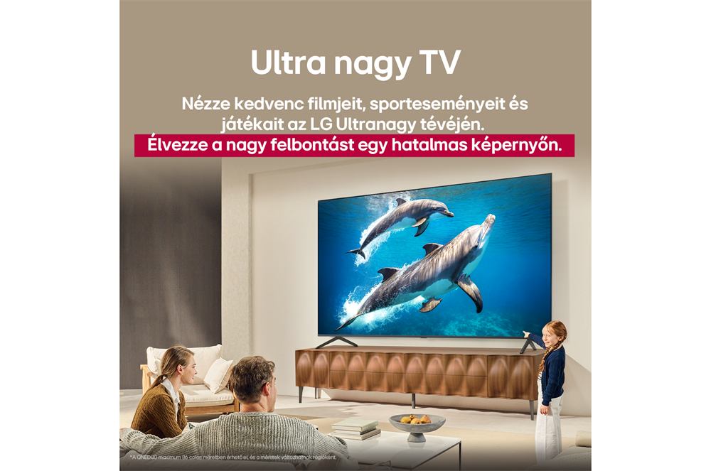 LG 86" 86QNED86A3A 4K UHD AI Smart QNED evo MiniLED TV