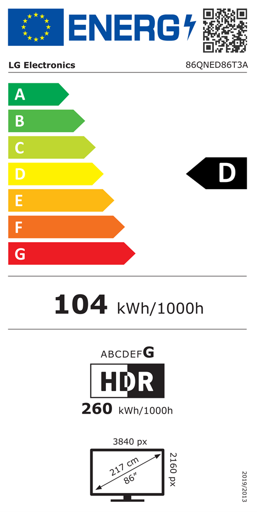 LG 86" 86QNED86T3A 4K UHD HDR Smart QNED TV