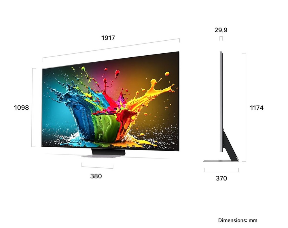 LG 86" 86QNED99T9B 8K UHD HDR Smart QNED TV